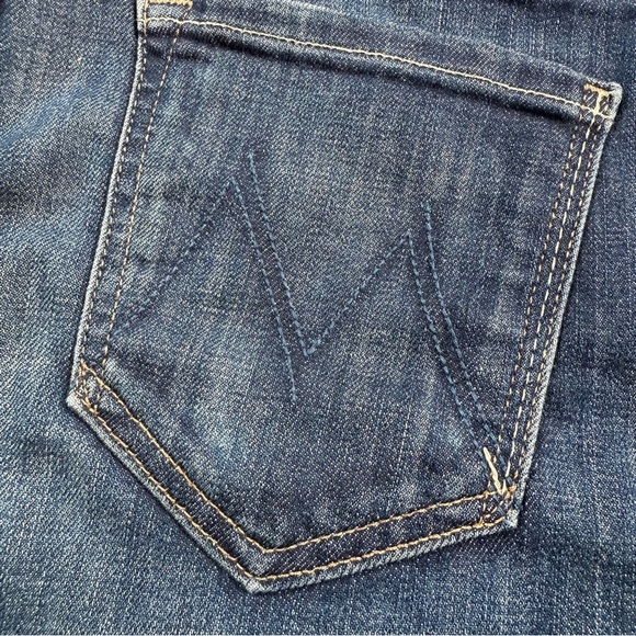 MOTHER The Looker Skinny Jeans In Clean Sweep Wash Size 27 - Picture 9 of 11